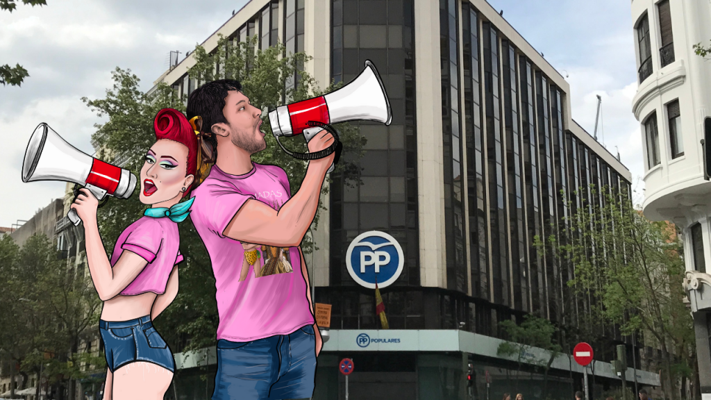 concentración contra la subida de autónomos