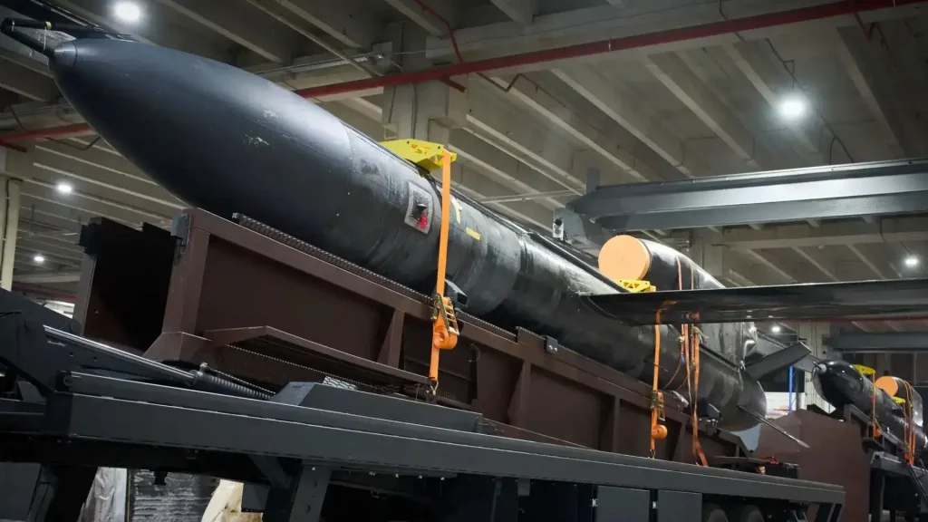 Misil Flamingo visto en una instalación de la compañía de defensa Fire Point Efrem Lukatsky / Información de la fuente de la imagen no disponible