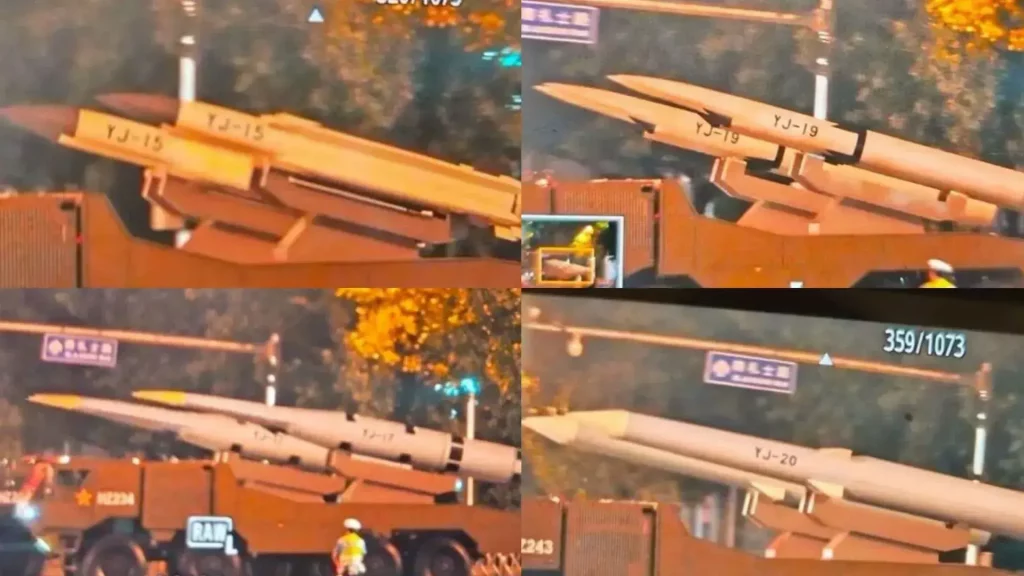 Nuevos misiles de crucero hipersónicos chinos en el desfile de septiembre Información de autor no disponible / Nexus_Intel360/X