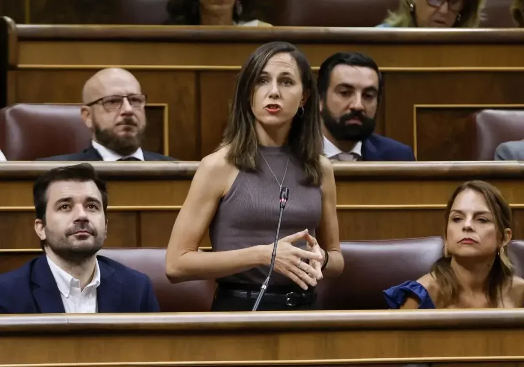 Ione Belarra interviniendo en el Congreso de los Diputados / EFE / La Verdad