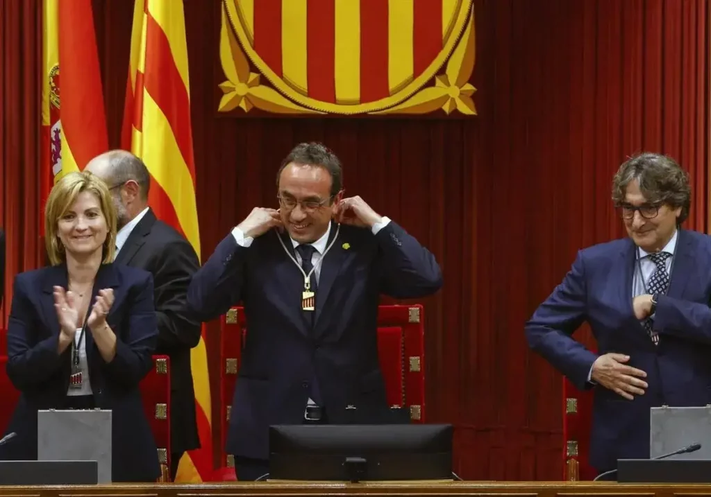 Josep Rull, presidente del Parlament de Cataluña. / EFE / La Verdad