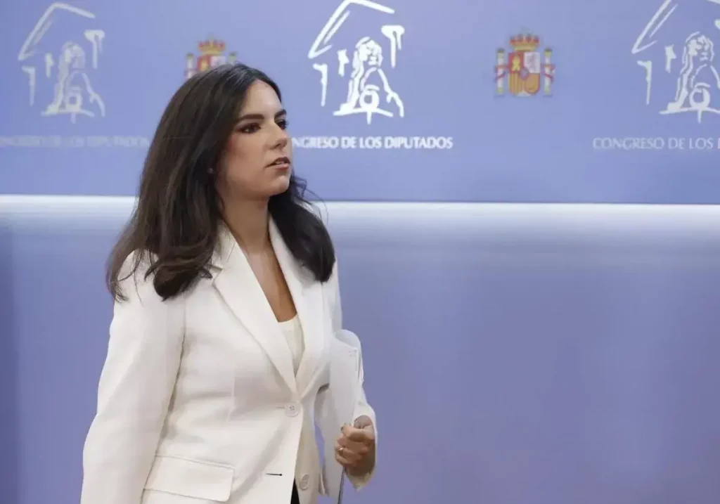 La portavoz parlamentaria de Vox, Pepa Millán. / EFE / La Verdad