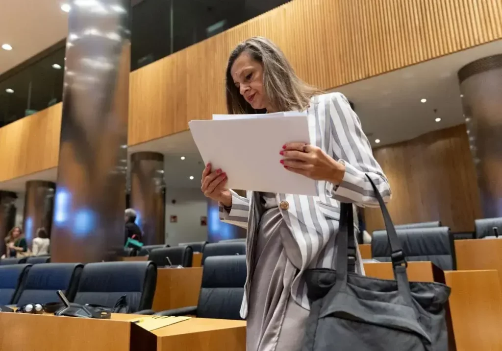Carmen Martínez Perza durante su comparecencia en el Congreso de los Diputados. / EP / La Verdad