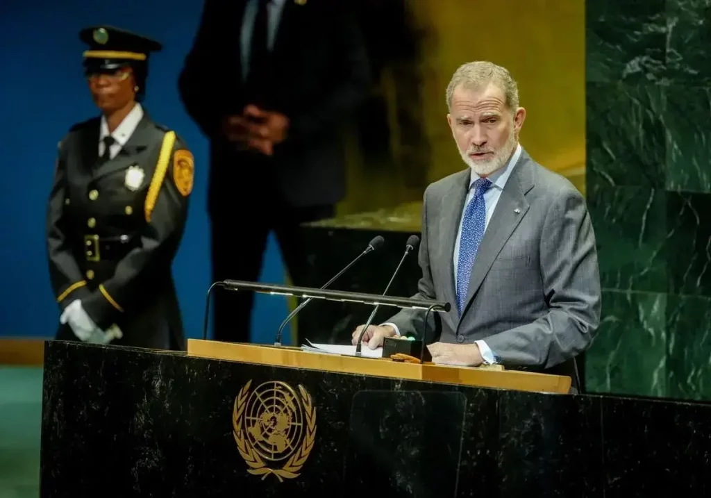 Felipe VI durante su intervención en la ONU / EP / La Verdad