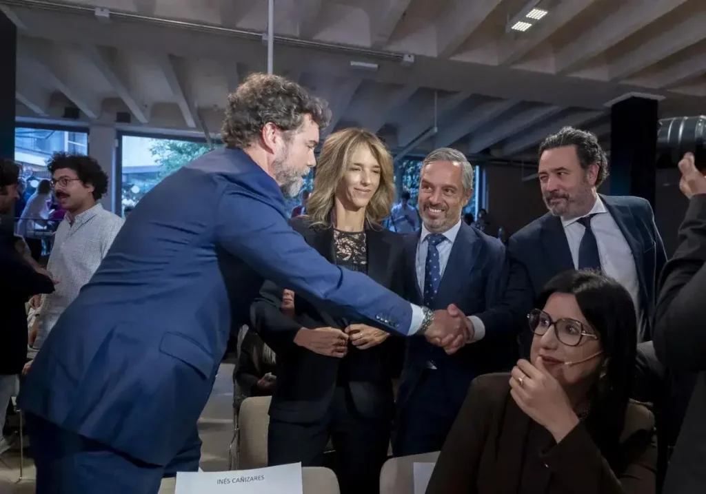 Iván Espinosa de los Monteros durante la presentación de su 'think tank' / EP / La Verdad