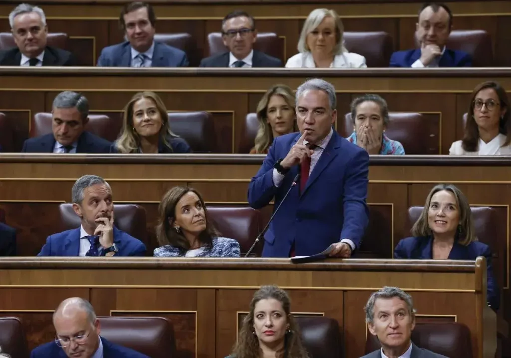 El vicesecretario de Coordinación Autonómica y Local del PP, Elías Bendodo. / EFE / La Verdad