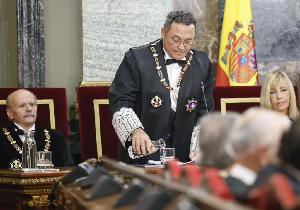 García Ortiz, en la ceremonia de inicio del curso judicial. EFE