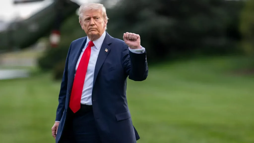 Donald Trump en el Jardín Sur de la Casa Blanca / Autor no disponible / Fuente no disponible