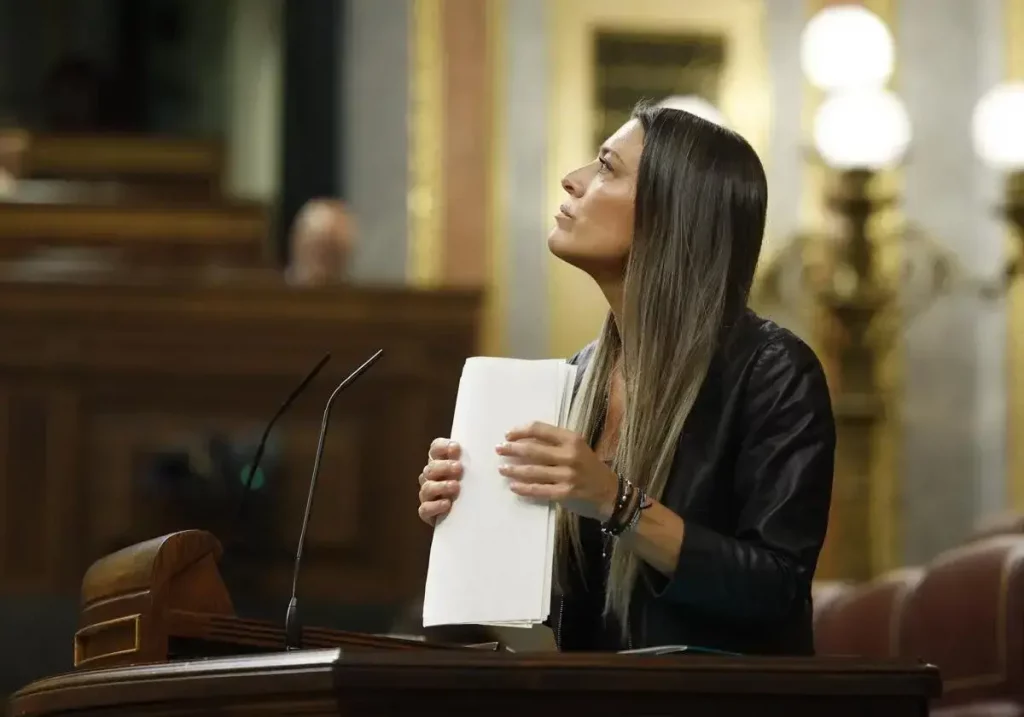 La portavoz de Junts per Catalunya Míriam Nogueras / EFE / La Verdad