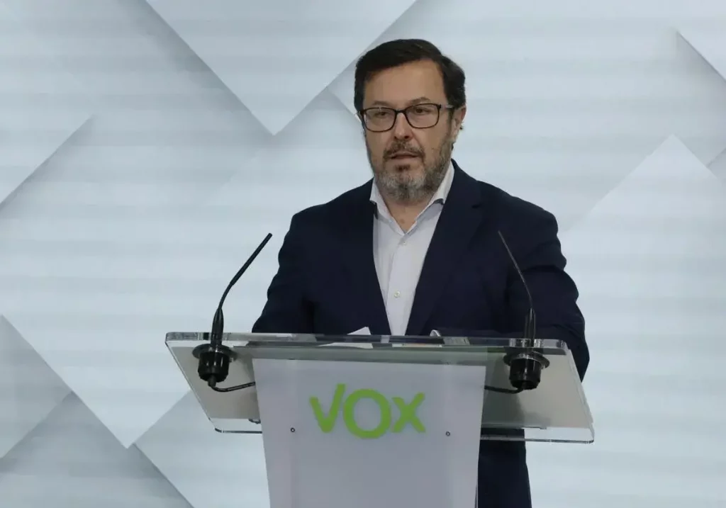 El portavoz de Vox, José Antonio Fúster.