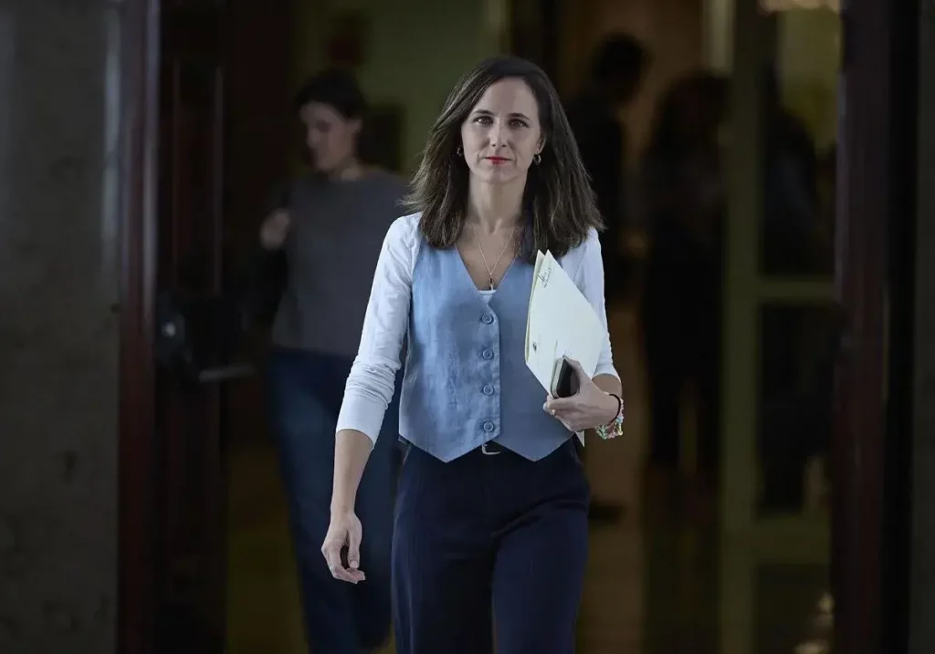 Ione Belarra, este martes en el Congreso.