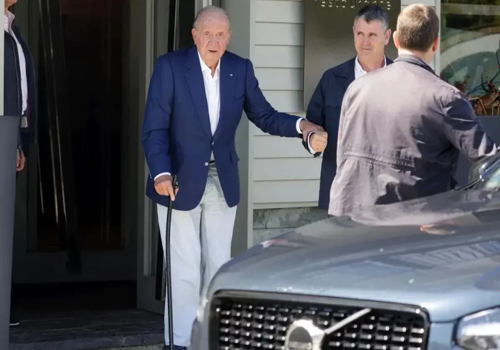 El rey emérito Juan Carlos I en Sanxenxo (Pontevedra)