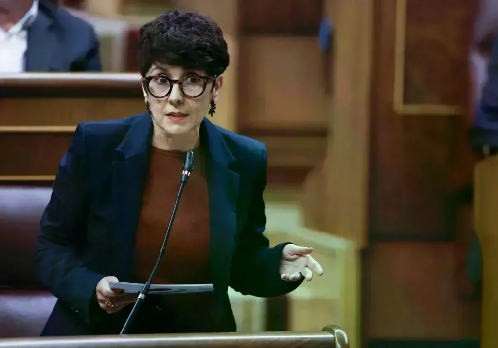 Maribel Vaquero, portavoz del PNV, interviene en el Congreso