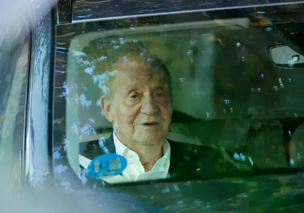 El rey Juan Carlos I en una visita a España en 2024.