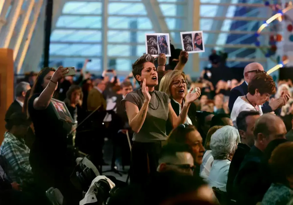 Funeral de Estado por las víctimas de la dana en la Ciudad de las Artes y las Ciencias de Valencia.