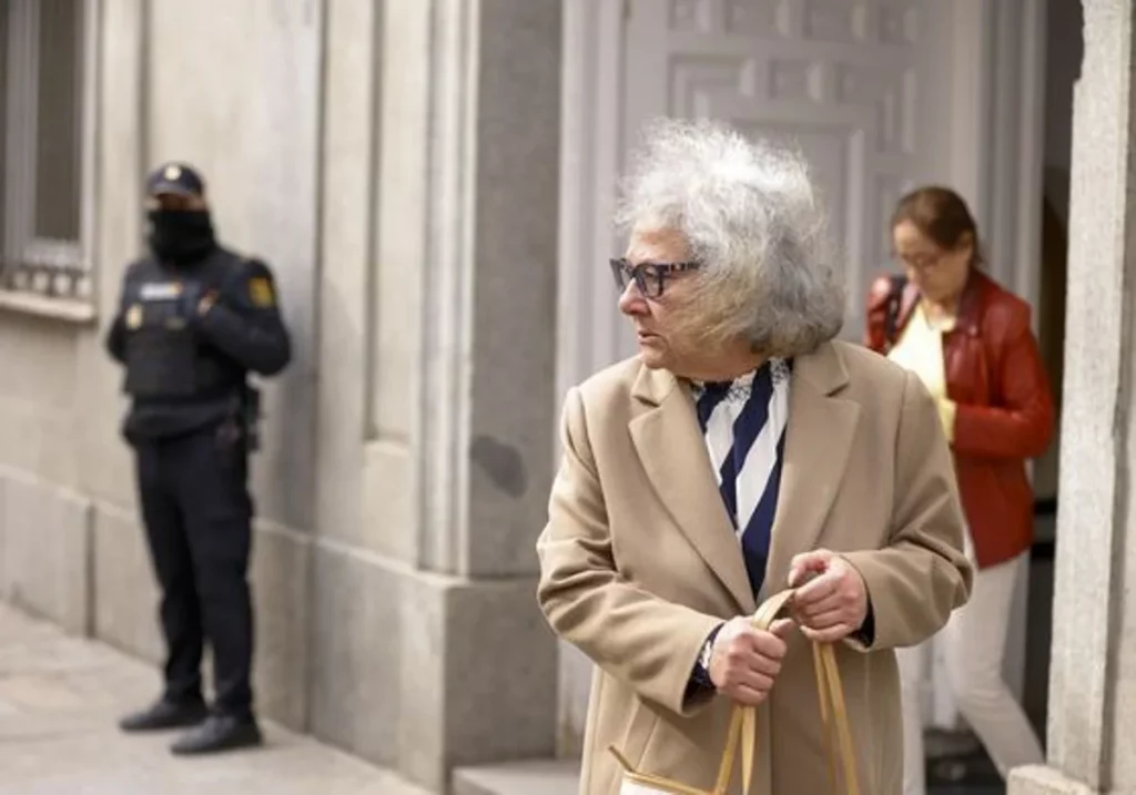 Carmen Pano tras declarar el pasado 25 de febrero en el Tribunal Supremo Efe