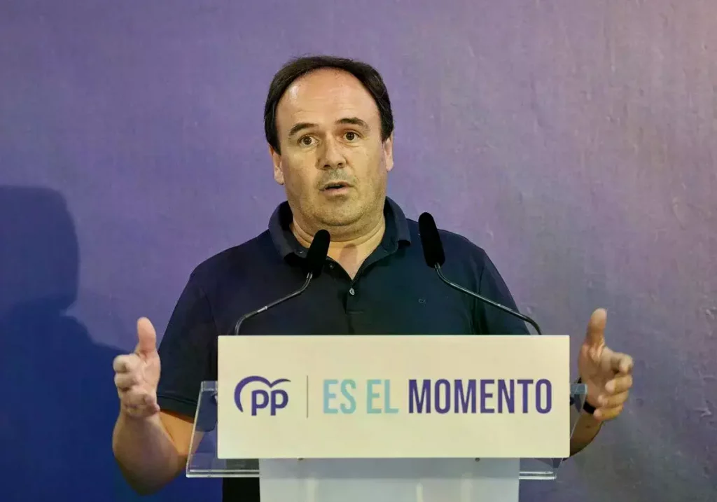 Pérez Llorca, durante un acto del PP.