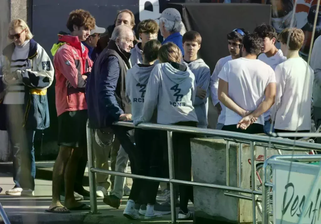 El rey emérito en Sanxenxo