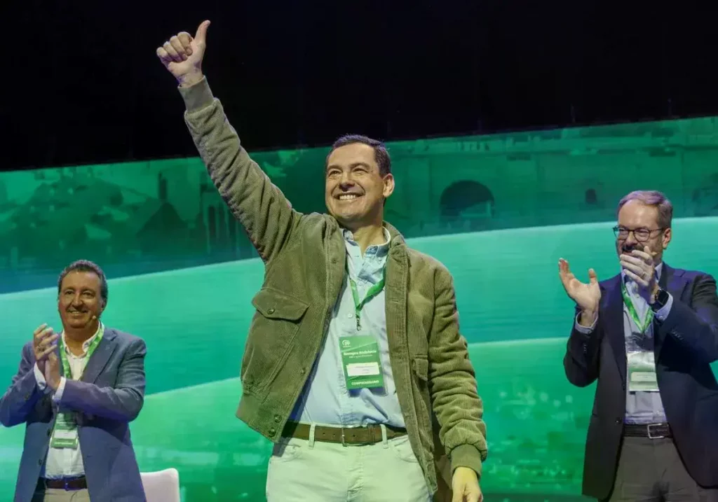 El líder del PP andaluz y presidente de Andalucía, Juanma Moreno.