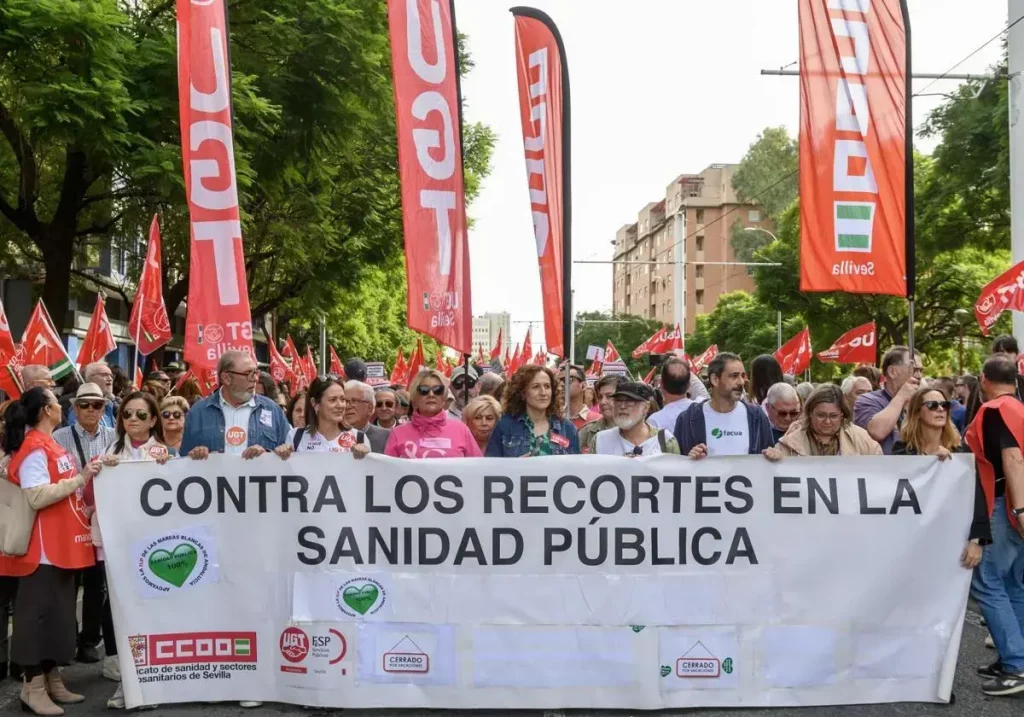 Manifestación por la Sanidad Pública en Sevilla
