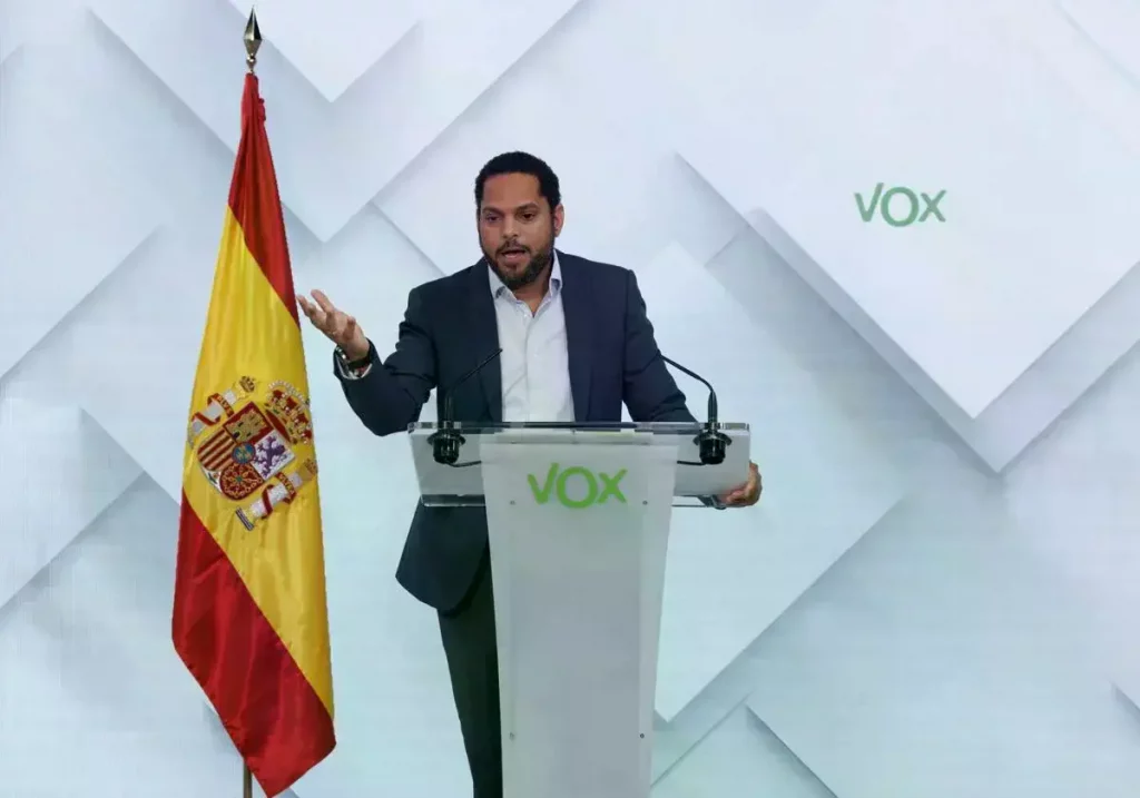El secretario general de Vox, Ignacio Garriga.