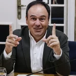 Juan Francisco Pérez Llorca durante la celebración de la junta de Síndics