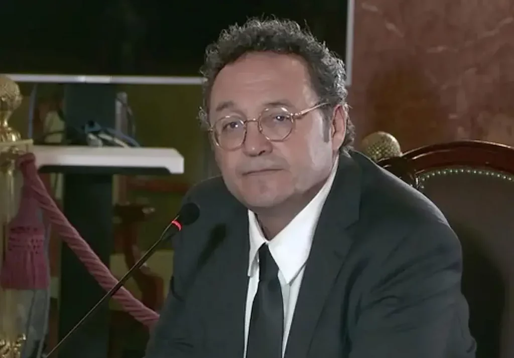 El fiscal general del Estado antes de declarar como acusado en el juicio en el Tribunal Supremo
