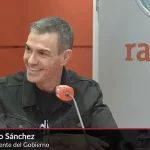 Pedro Sánchez durante su entrevista en Radio 3