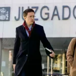 El exdiputado de Sumar y cofundador de Podemos Íñigo Errejón el día de su declaración