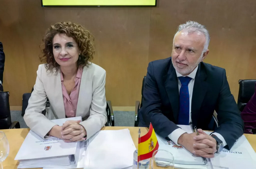 María Jesús Montero y Ángel Víctor Torres en el CPFF