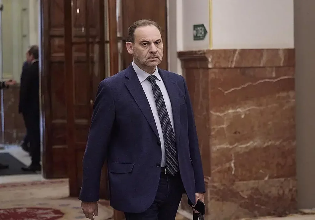 José Luis Ábalos en el Congreso de los Diputados