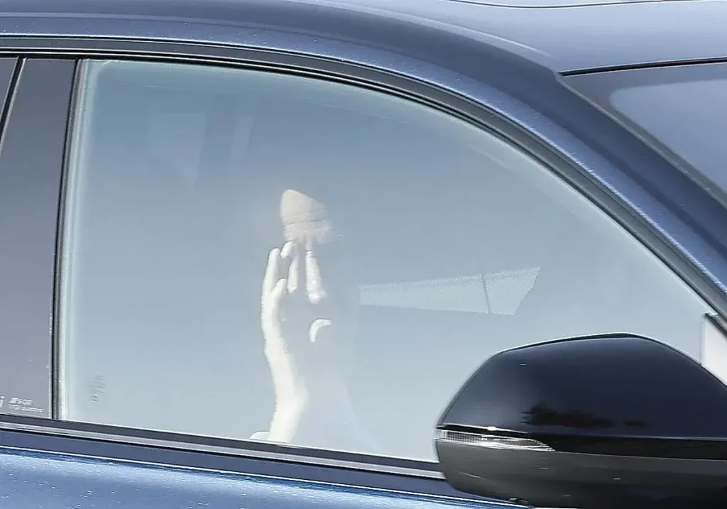 Juan Carlos I a su llegada a El Pardo