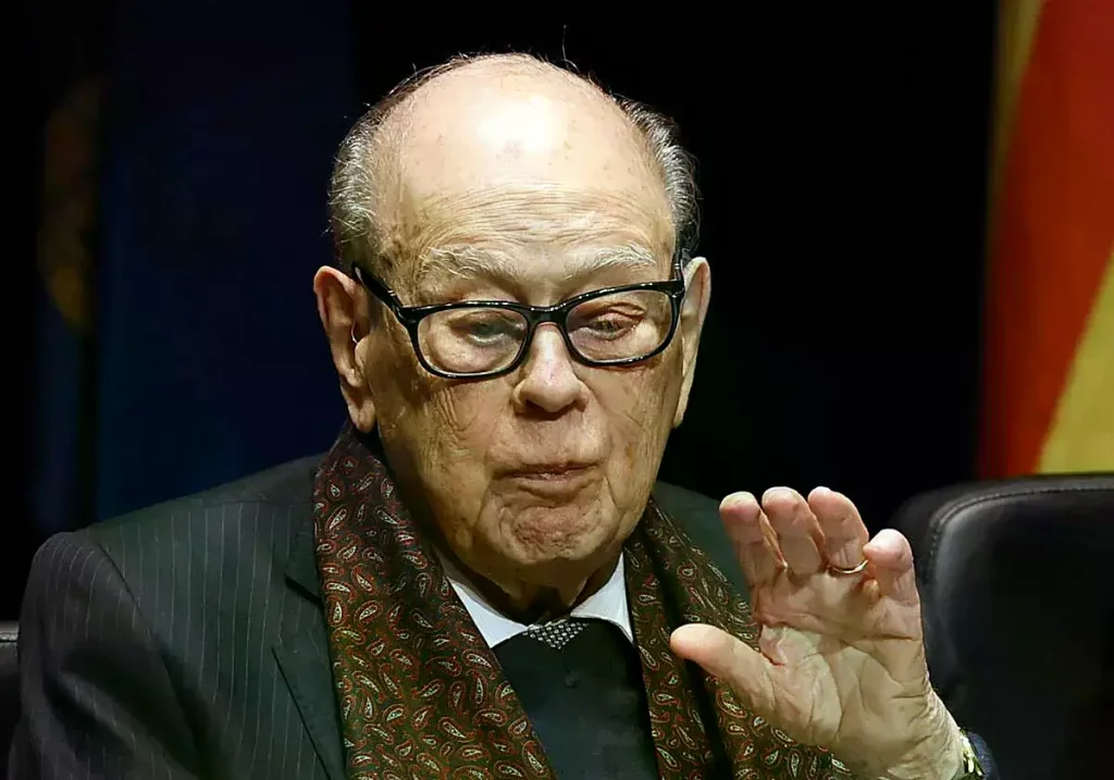 El expresidente catalán Jordi Pujol durante un homenaje.