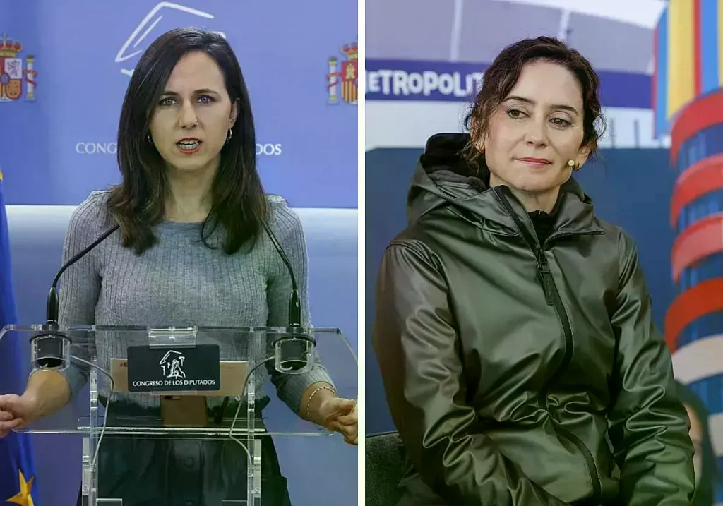 Ione Belarra e Isabel Díaz Ayuso.