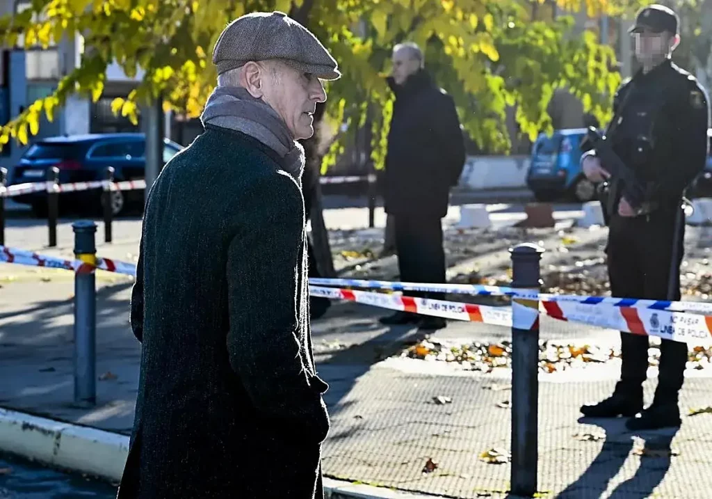 Josep Pujol a la llegada a la Audiencia Nacional