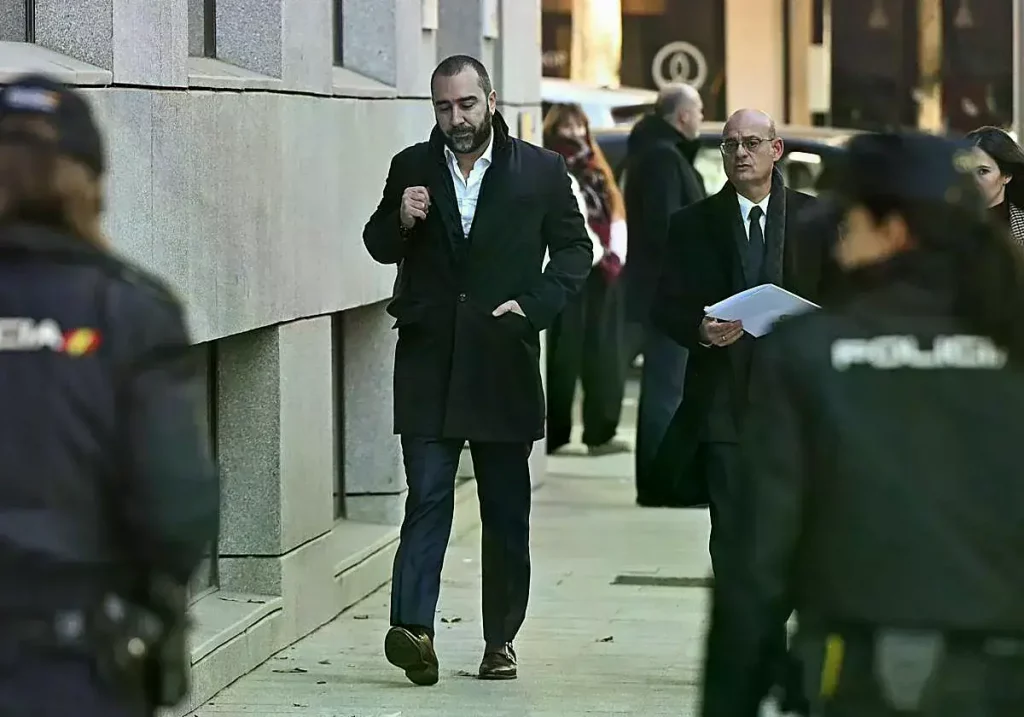 Víctor de Aldama llega a la Audiencia Nacional.