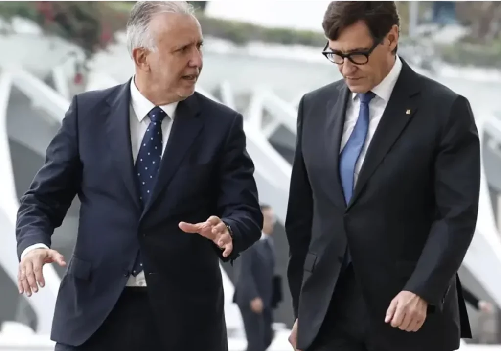 Ángel Víctor Torres y Salvador Illa Efe