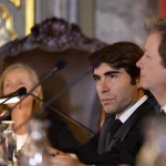 Gabriel Rodríguez Ramos, abogado de Alberto González Amador, durante la última jornada del juicio. EFE