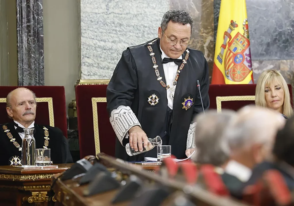 García Ortiz, en la ceremonia de inicio del curso judicial. EFE
