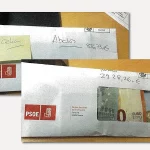 Imagen del sumario de los sobres con el anagrama del PSOE entregados a Ábalos y Koldo R.C.