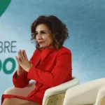 María Jesús Montero durante un acto en Málaga.