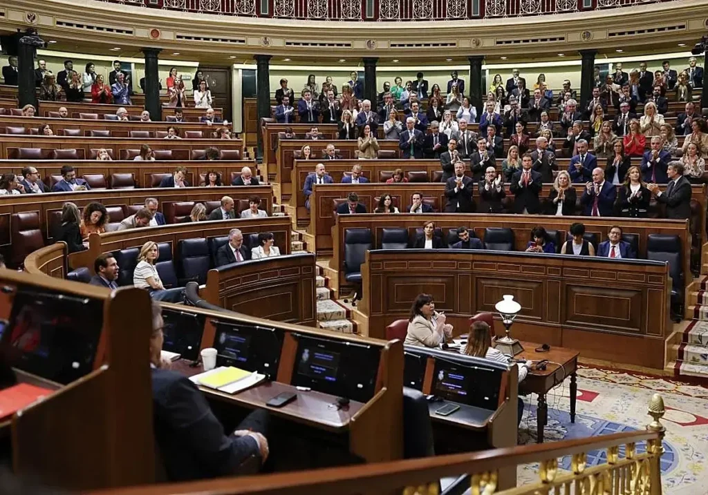 Imagen del Congreso durante una sesión de control al Gobierno.
