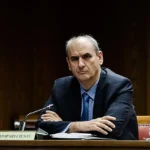 Juan Carlos Barrabés durante su comparecencia en el Senado.
