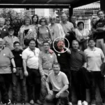 Última foto pública de Joseba Antxon Alonso Egurrola, señalado con un círculo, en Gipuzkoa durante la celebración de la quint