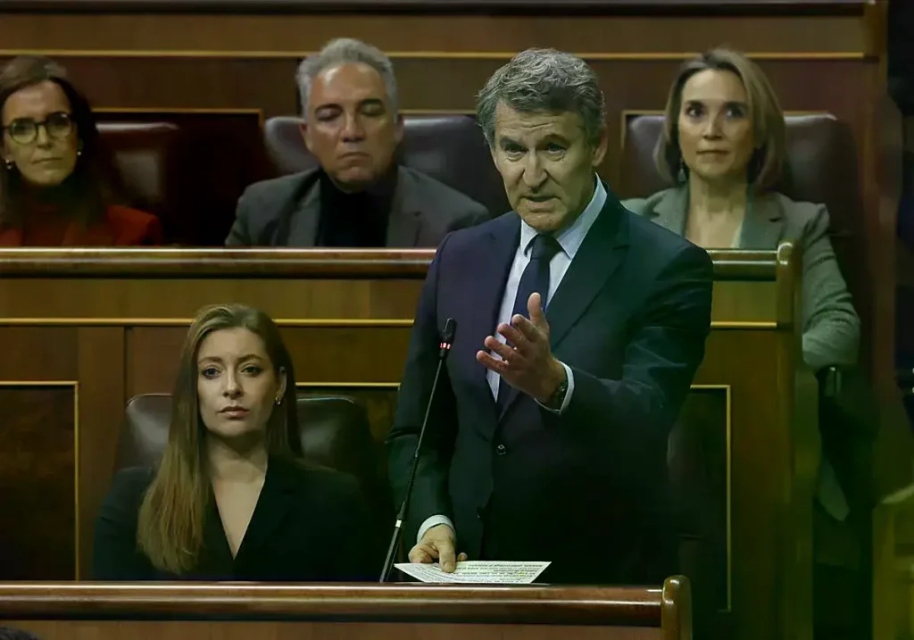 Alberto Núñez Feijóo en el Congreso de los Diputados