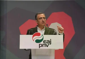 Esteban, en un momento de su intervención.