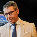 El alcalde de Almussafes, Toni González.