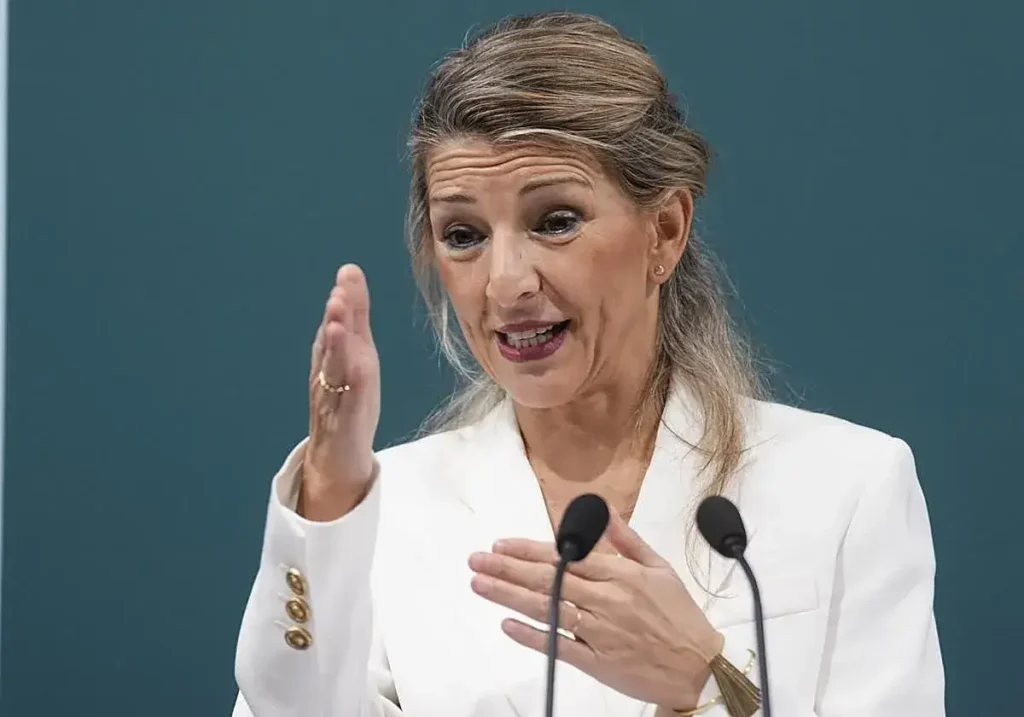 La vicepresidenta segunda, Yolanda Díaz.