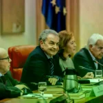 Zapatero, junto a Armengol y González en un acto en el Congreso el pasado 11 de diciembre.