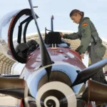 La princesa Leonor a los mandos del Pilatus C-21.